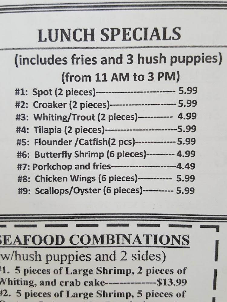 Darla's Seafood Menu image 4